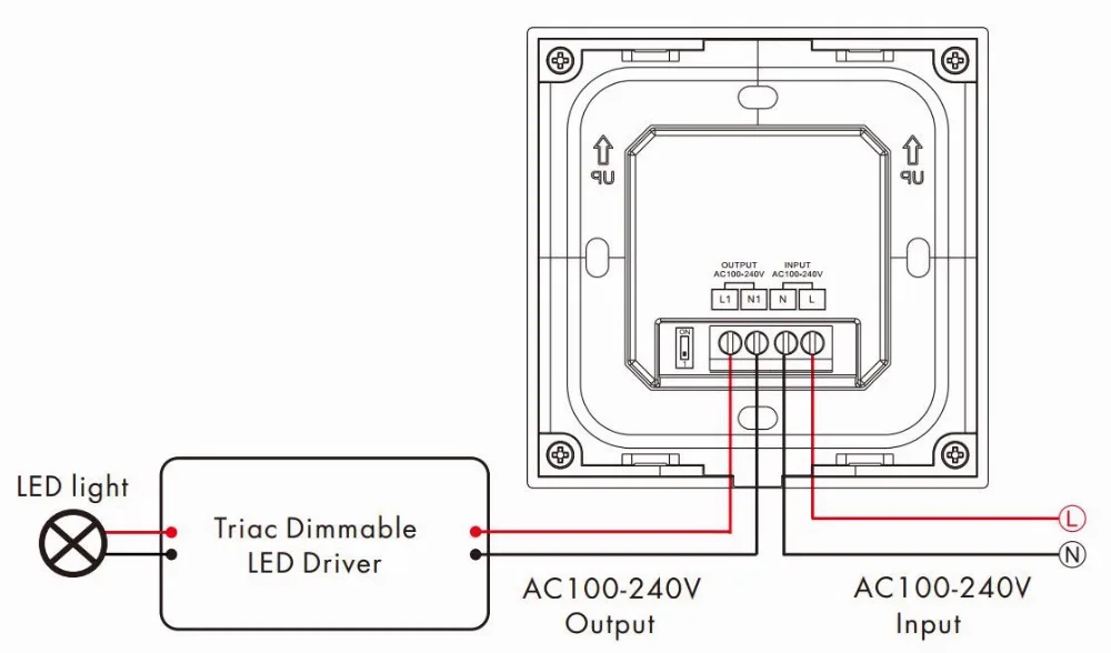 AC Triac Dimmer 220 В 110 в 230 В Беспроводной RF 2,4G пульт дистанционного управления, умный Wifi контроллер с регулируемой яркостью, светодиодный светильник, Triac Dimmer ST1