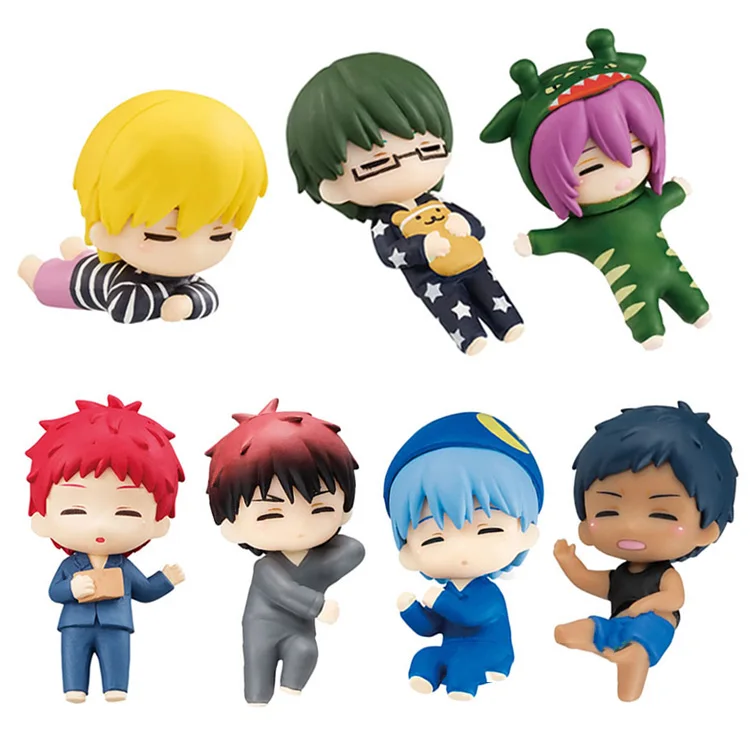 Короткая футболка с героями из японского аниме kuroko no basket оригинальной капсулы