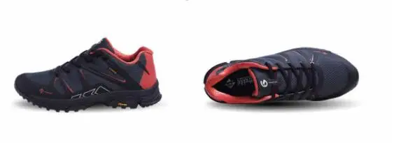 Femal Black Orange36 Оригинальные xiaomi mijia лесные водонепроницаемые кроссовки с v-образной подошвой для бега на открытом воздухе, Нескользящие водонепроницаемые спортивные новые мужские и женские кроссовки - Цвет: Femal Black Orange36