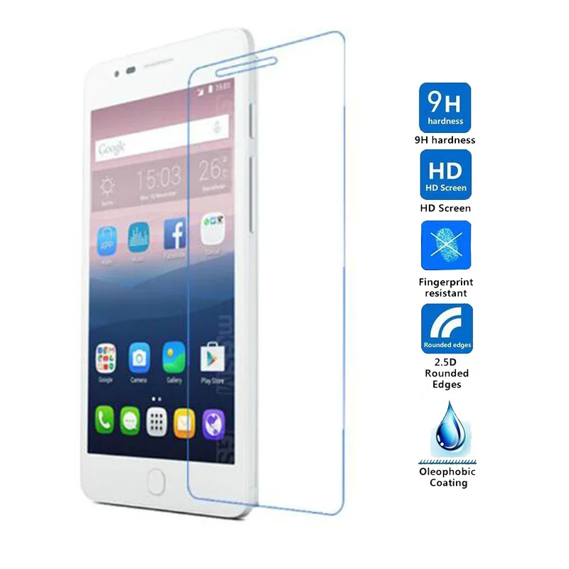 9 H 2.5D Премиум Экран Защитная пленка для Alcatel One Touch POP UP OT 6044D Стекло 5 0 &quotдля