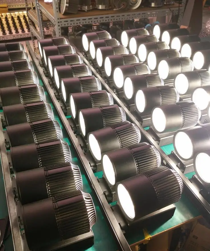 4 провода 3 фазы CREE LED 45 Вт COB трек освещение для помещений 3000K 6000K трековое AC85 265V CE RoHS