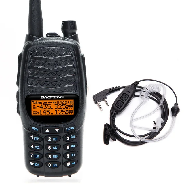 Baofeng UV-X9 Plus 10 Вт высокомощная портативная рация 10 Вт/4 Вт/1 Вт Мощность ful Dual PTT VHF/UHF Dual Band 10 км Диапазон портативного радио - Цвет: add headset 2