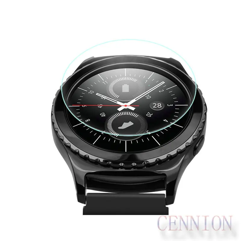 Умные часы прозрачное закаленное стекло Защита экрана для Apple iwatch 38 мм 42 Samsung Gear S2