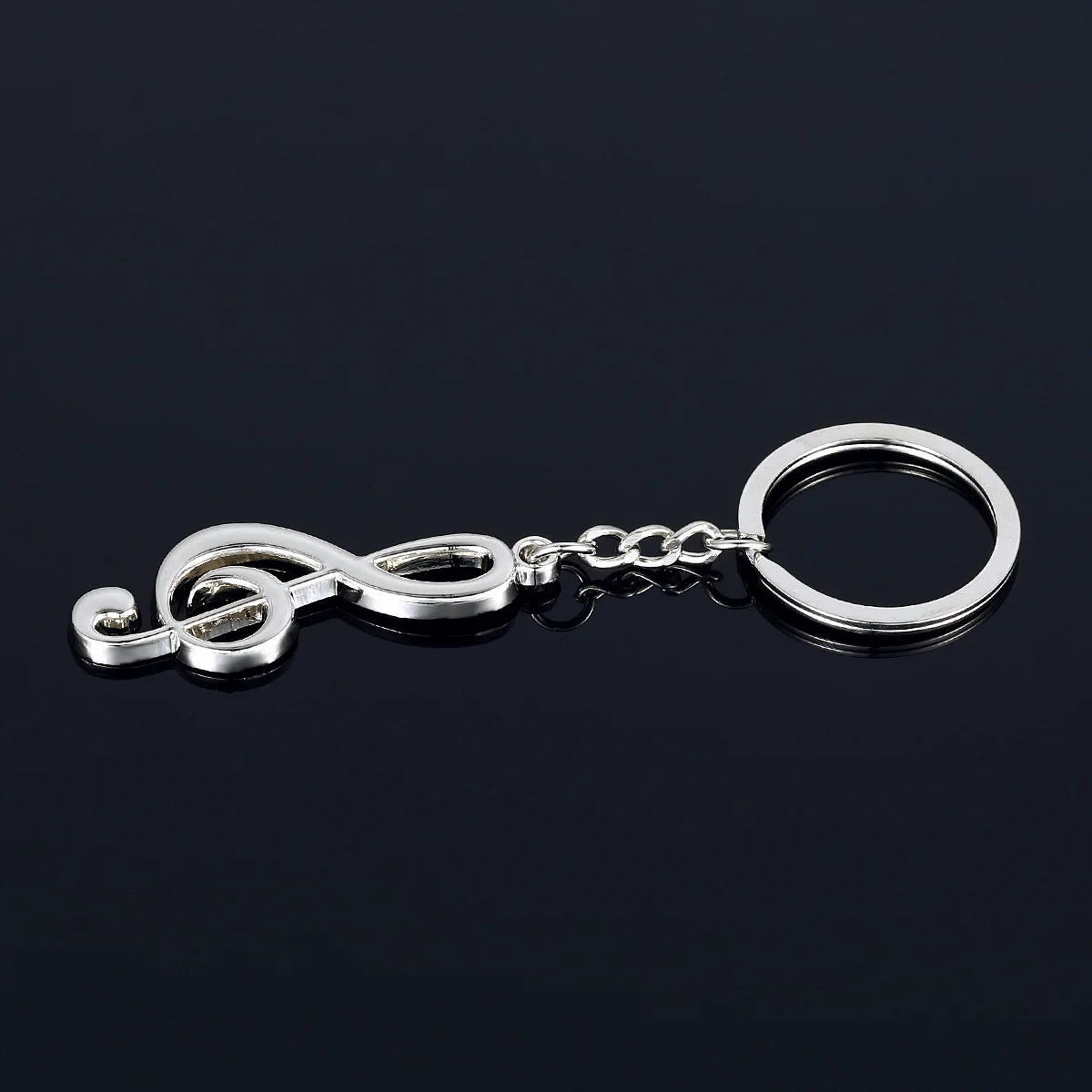 Creative Gift Personality Note Keychain Fashion Simple Metal Music Notation For Keys Men Car Women Bag Accessories | Украшения и