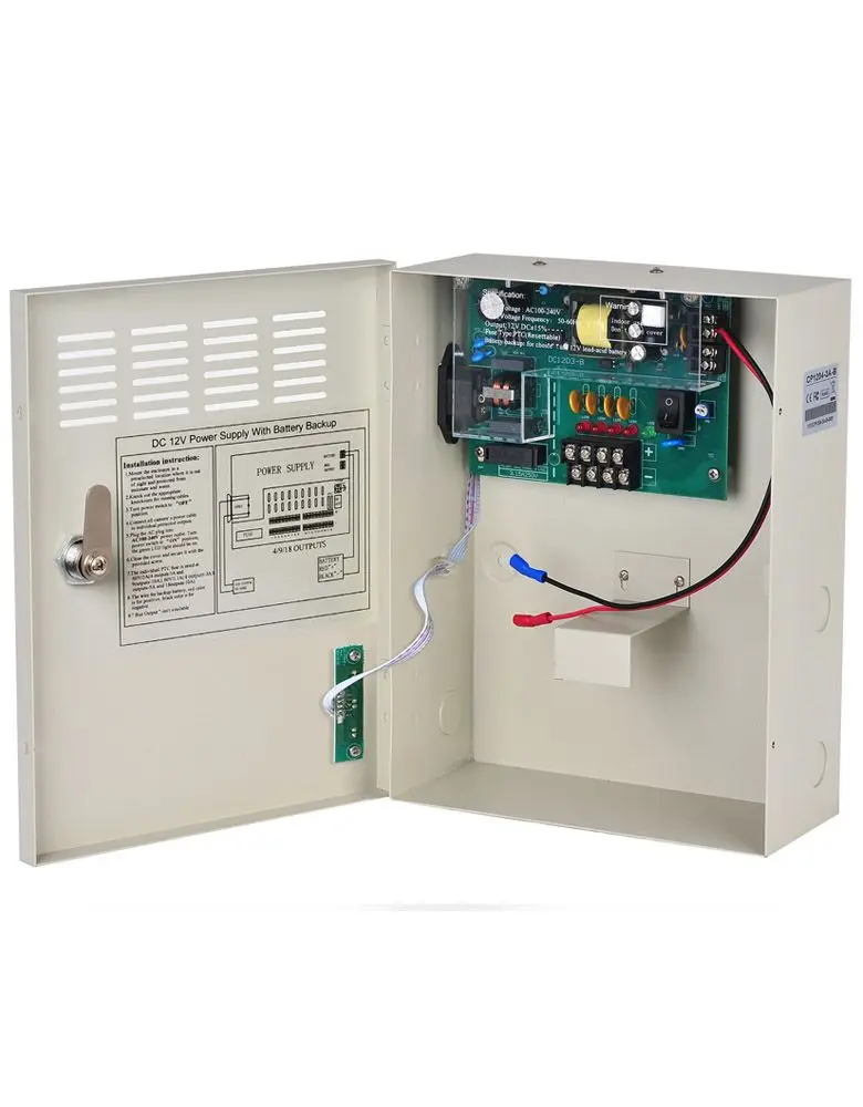 

UPS CCTV Power Supply DC 12V 3A 4Channel Backup AC90V-264V Input
