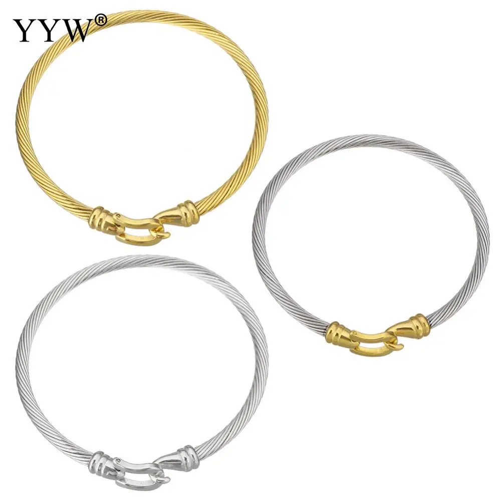 3 цвета высокое качество нержавеющая сталь золотистый Серебристый браслет