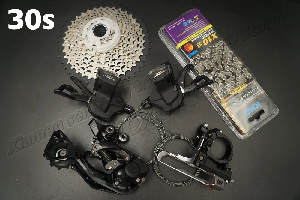 Shimano DEORE M6000 20/30 скоростной переключатель Groupset без тормоза и коленчатого вала