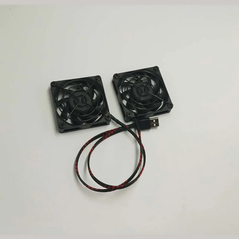 Metal net Asus Ac68u EX6200 AC15 AC68U 70 мм вентилятор охлаждения Радиатор USB/мощность бесшумное охлаждение регулятор температуры и скорости - Цвет лезвия: Metal net