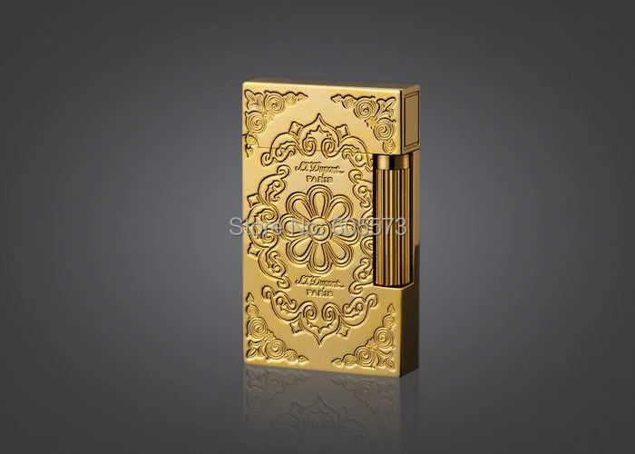 S.T Memorial Dupont lighter Bright Sound! New In Box+Gas converter Serial number C152 |