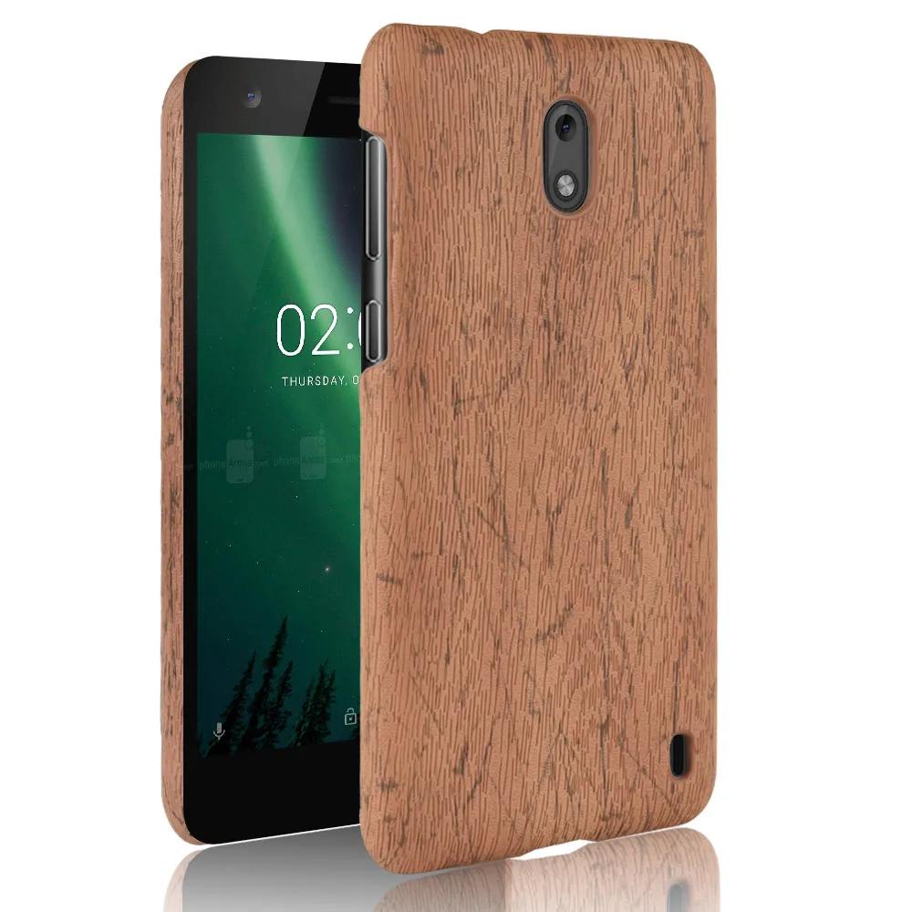 Деревянный картон для Nokia 2 Чехол кожи защитный Жесткий ПК и кожаный чехол |
