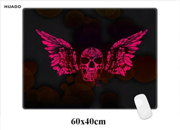 Черный Коврик для мыши геймер Гранде мм 400x600 мм края блокировки DIY Коврик для мыши Настольный коврик - Цвет: Черный