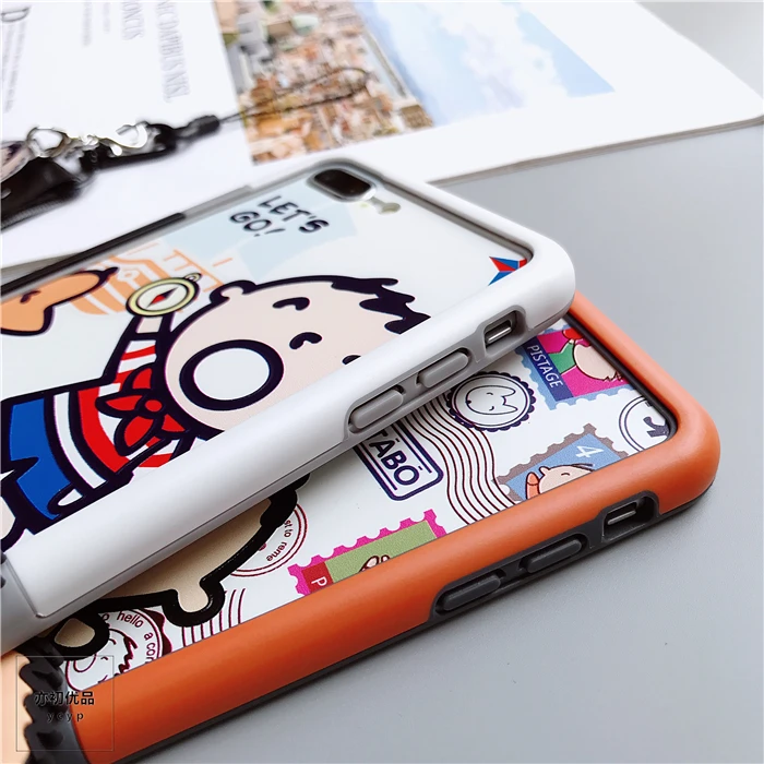 Для iphone XS Max Милые ромашки пленка из закаленного стекла для iphone X XR 6 7 8 Плюс Минни Сейлор Мун чехол+ мультфильм бампер бретели нижнего белья