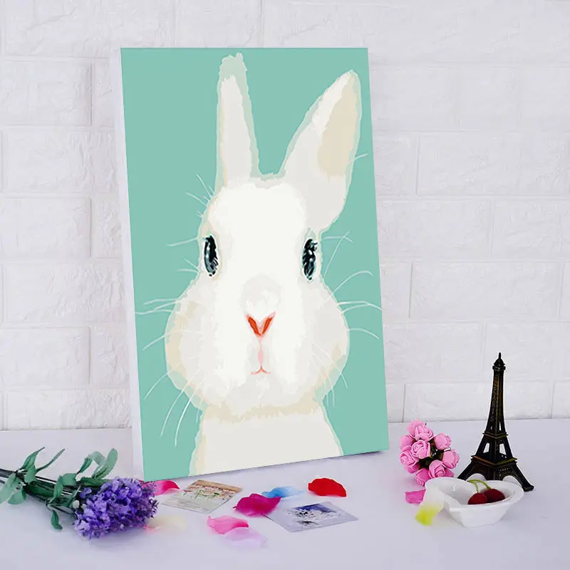 Картина маслом сделай сам цифровой Пингвин модульный для раскрашивания по