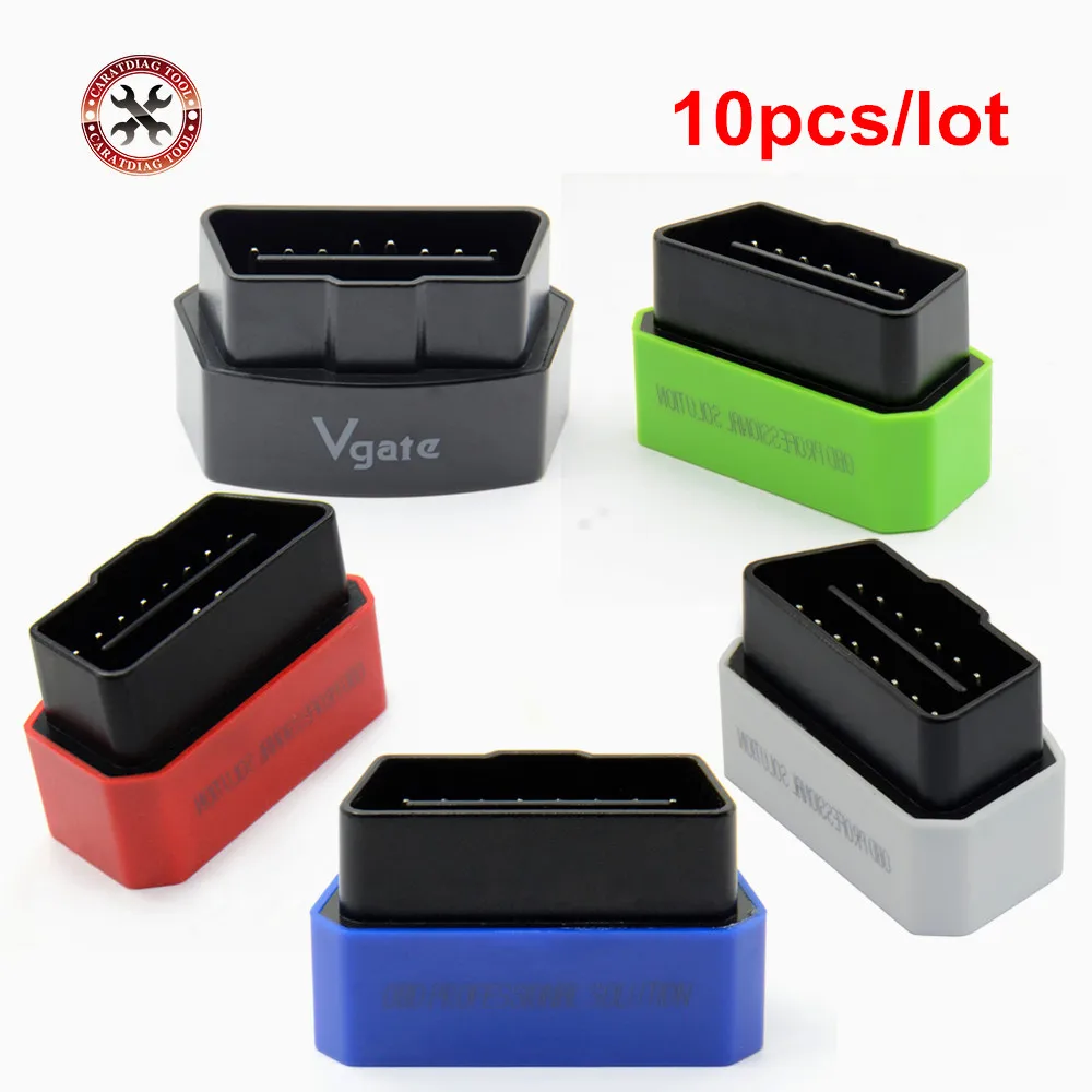 10 шт./лот Vgate ELM327 Bluetooth iCar3 V2.1 код ридер Поддержка Android Крутящий момент ELM 327 Икар 3 BT