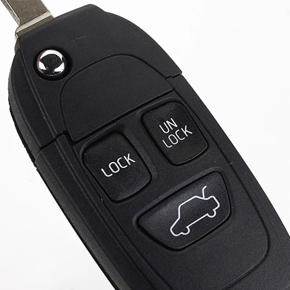 Новый автомобиль укладка 3 кнопки дистанционного брелока чехол Filp Uncut Нож для S40 V40