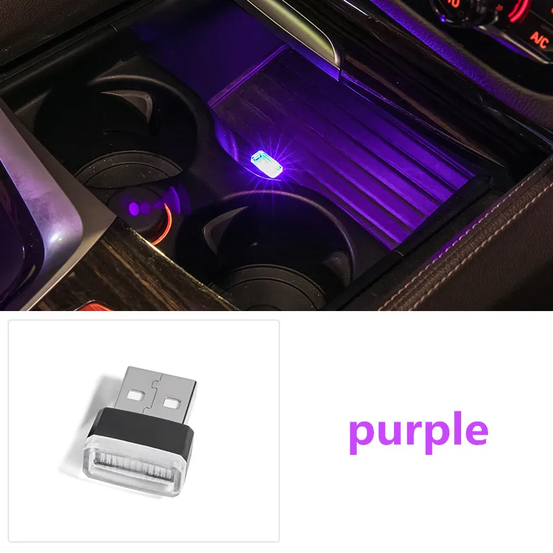Автомобильный Стайлинг подстаканник коробка для хранения свет USB декоративный BMW
