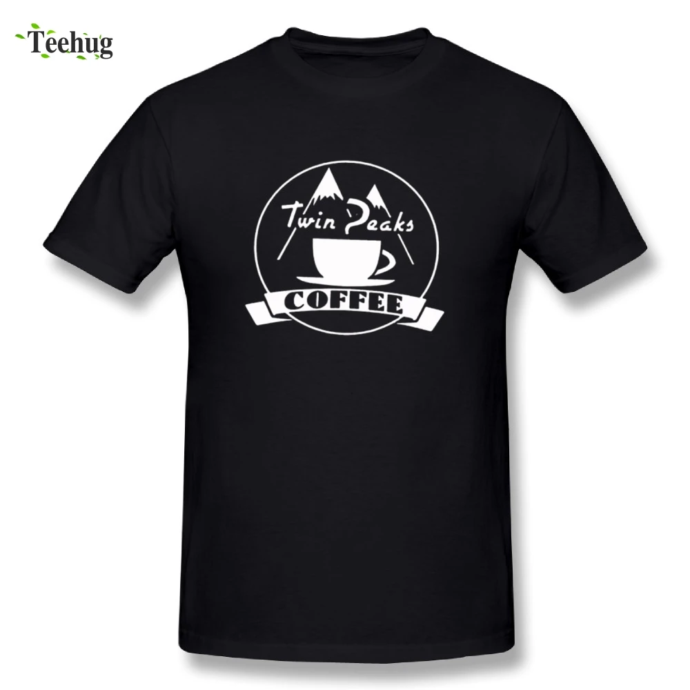 

Custom Men Twin Peaks Coffee T-shirt Crazy Movie For Man Pure Cotton T Shirt
