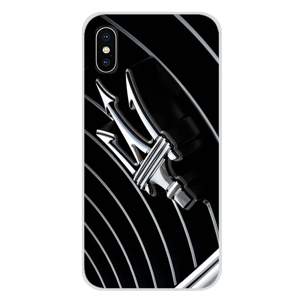 For Samsung Galaxy A3 A5 A7 J1 J2 J3 J5 J7 2015 2016 2017 Maserati Car Logo Accessories Phone Shell Covers | Мобильные телефоны и