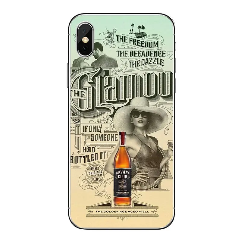 Для Samsung Galaxy Note 8 9 S9 S10 A8 A9 Star Lite Plus A6S A9S прозрачное мягкое покрытие кожи Havana Club Anejo
