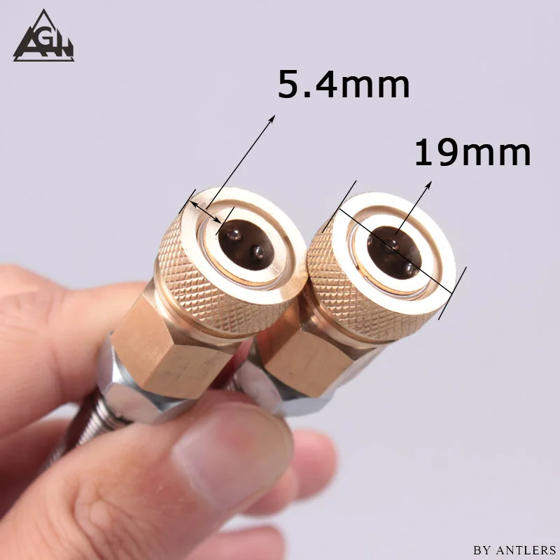 Шланг высокого давления Airgun Пейнтбол страйкбол 63Mpa/9000PSI 8 мм Быстрый разъем для PCP ручной насос M10* 1 с 2x гнездовой разъем