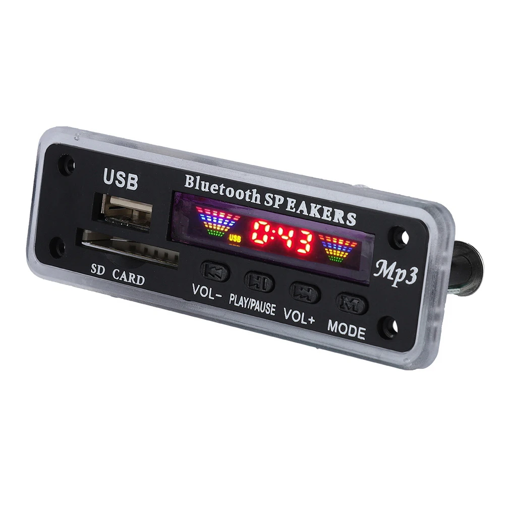 Автомобильный Динамик модуль fm-радио USB SD карта беспроводной Bluetooth 5,0 MP3 декодер доска хорошее качество