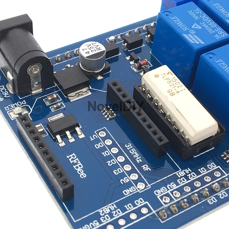 4 канальный 5 в релейный модуль плата расширения V1.3 совместимая с Arduino UNO Nano R3 Xbee HC 05