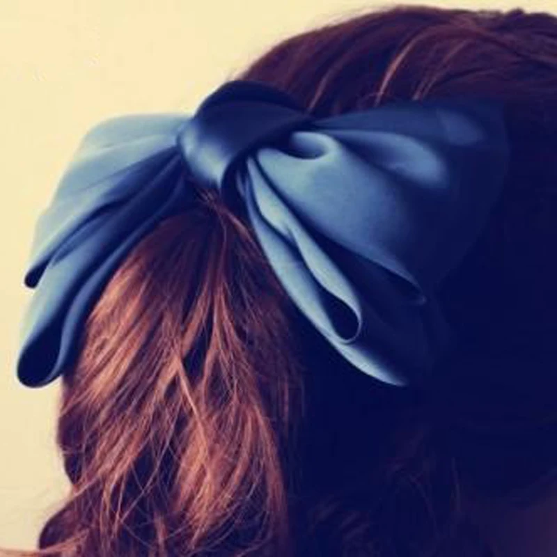 WmcyWell Модные Качественные большие красивые Для женщин девочек Шелковый бант