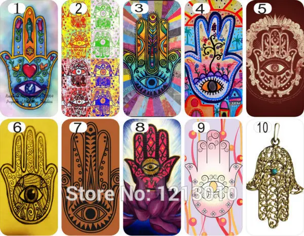Back case10pcs Hot Selling HAMSA Style Hard Cover Case For iphone 6 5.5 inch with Free shipping |