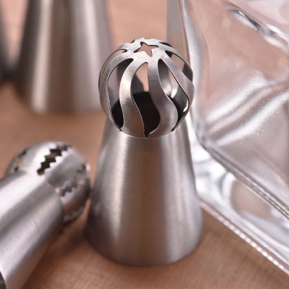 Нержавеющая сталь русский набор шариковых насадок кондитерский носик для