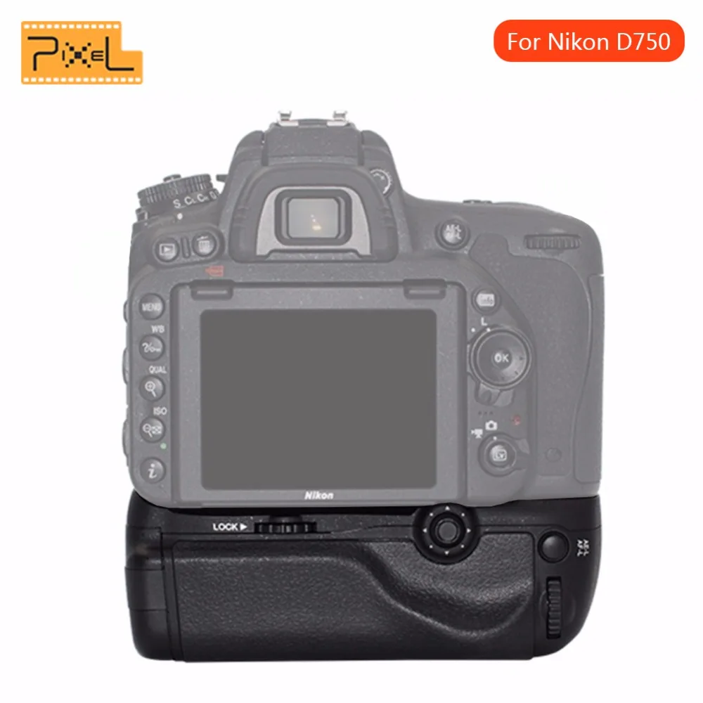 Pixel Vertax D16 вертикальный держатель батарейного отсека для камеры Nikon D750 DSLR работает
