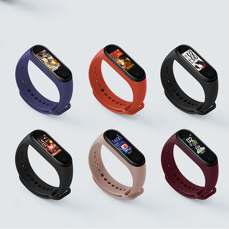 Xiaomi mi Band 4 глобальная Версия смарт-Браслет фитнес-трекер mi Band 4 браслет 5ATM водонепроницаемый 0,9" OLED экран пульсометр