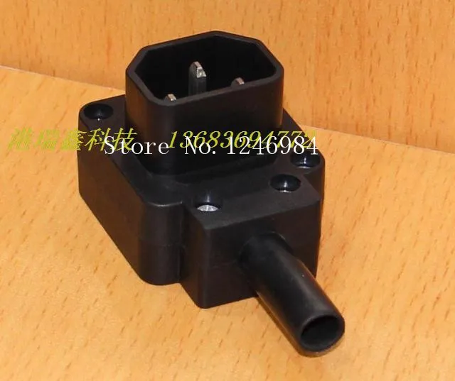 [SA]Plug the AC power plug RLEIL male connector are bent RL-2233-A--50pcs/lot | Обустройство дома