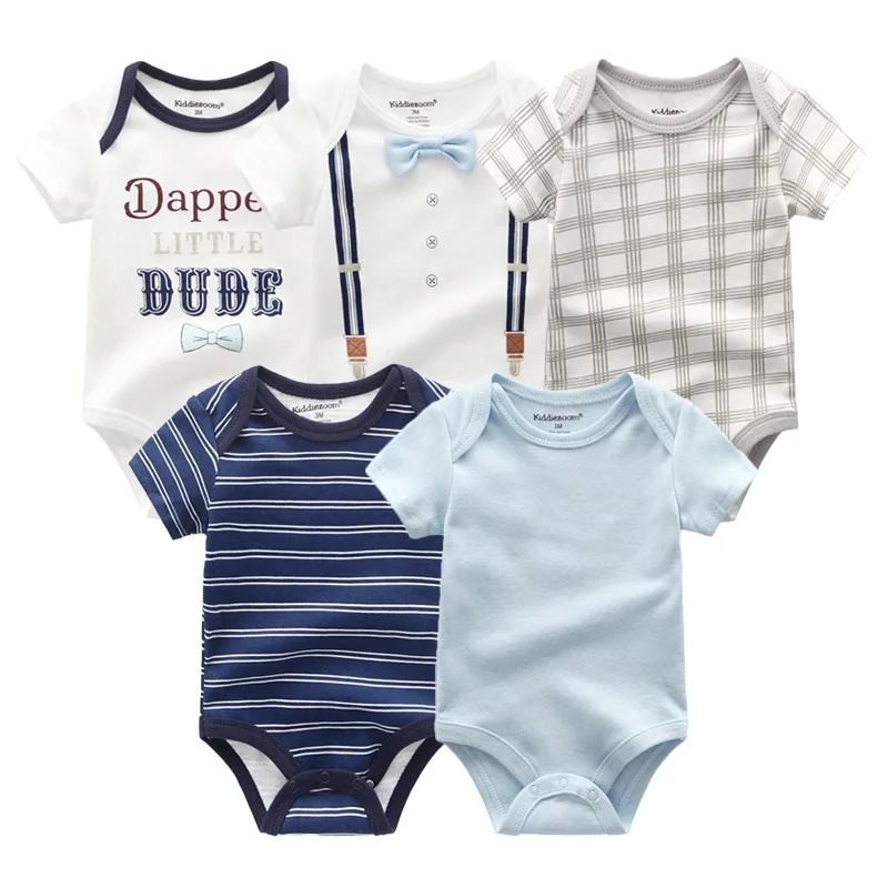 baby clothes5199 Высокое качество, детский комбинезон с коротким рукавом из хлопка, с o-образным вырезом 0-12м, одежда для новорожденных мальчиков и девочек, комплекты Детской одежды платье для девочки боди одежда для новорожденных - Цвет: baby clothes5199