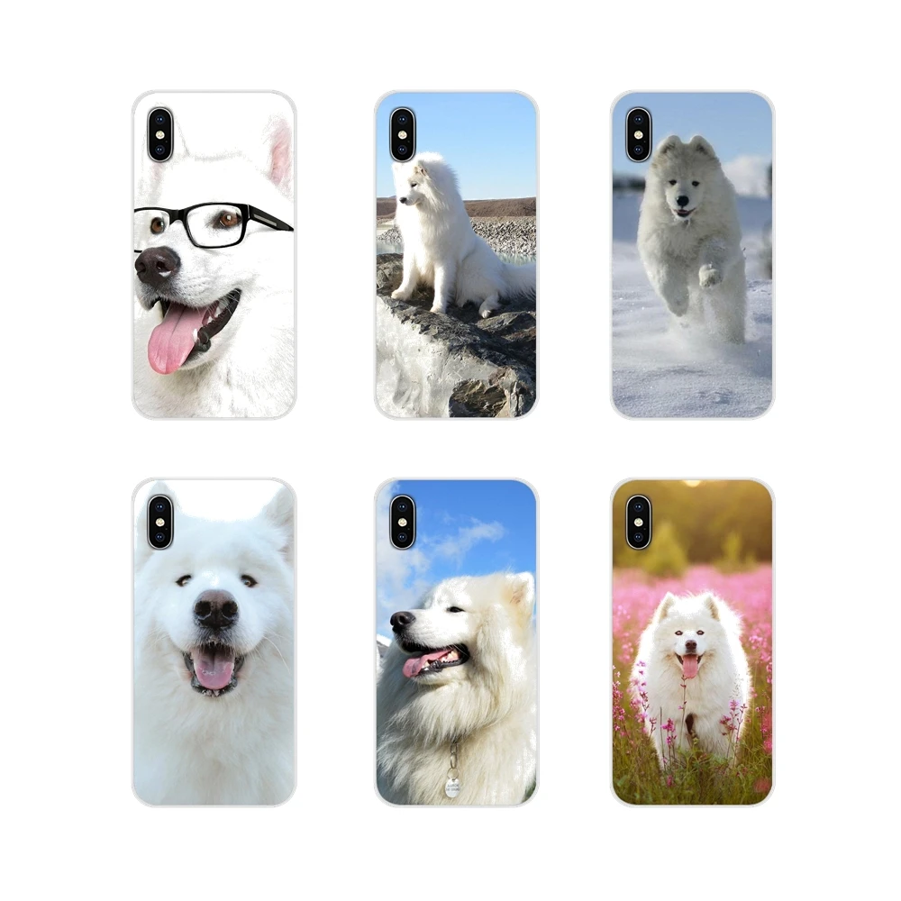 Для Huawei Mate Honor 4C 5C 5X 6X 7 7A 7C 8 9 10 8C 8X 20 Lite Pro Samoyed puppy dog art аксессуары чехлы для