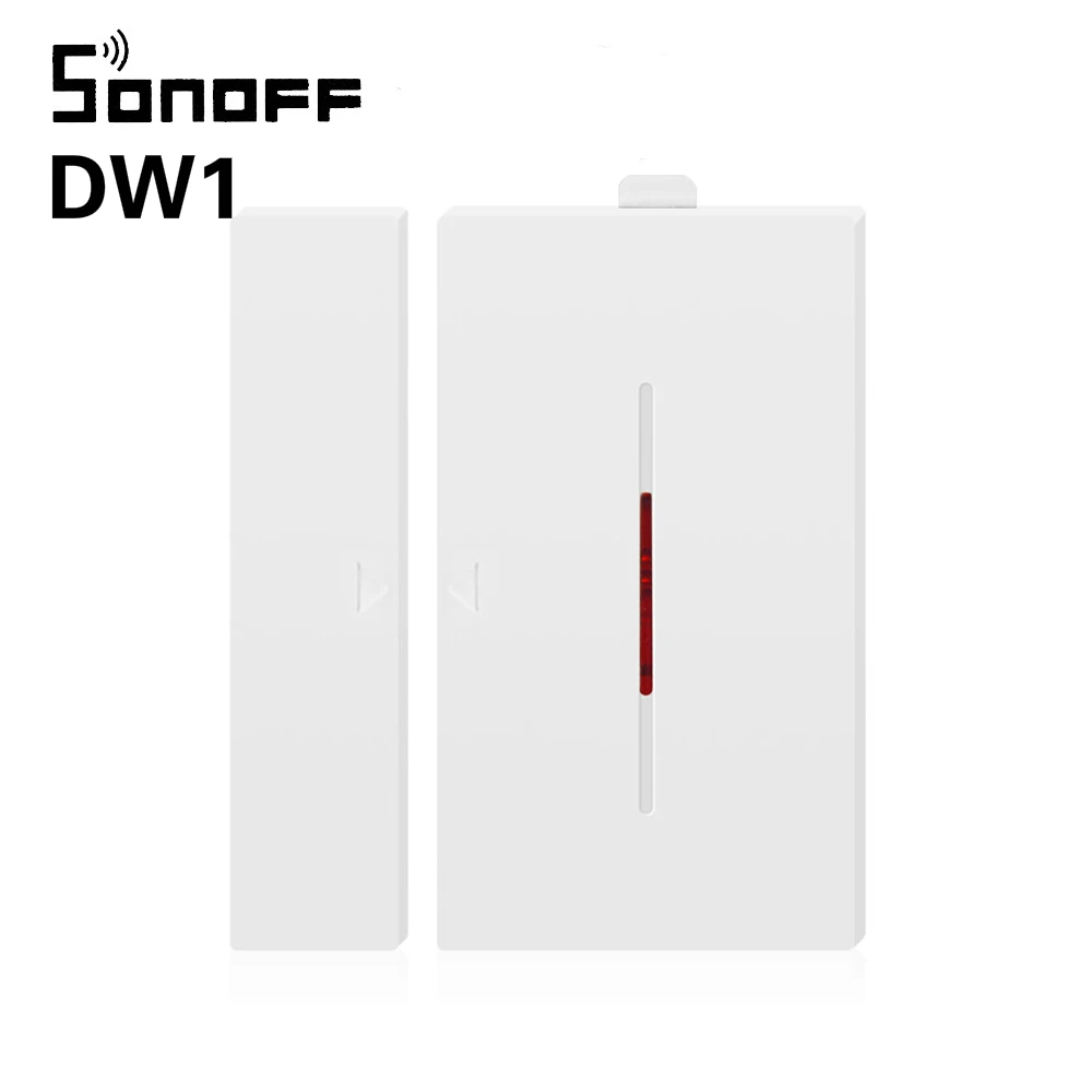 Sonoff DW1 датчик сигнализации для окна двери Беспроводной магнитный детектор