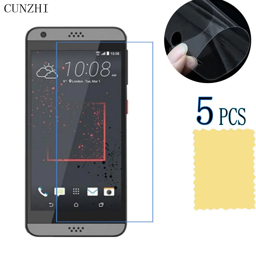 5 шт. высокий ясный ЖК дисплей Ultra Slim Pet Материал Экран протектор Плёнки для HTC Desire