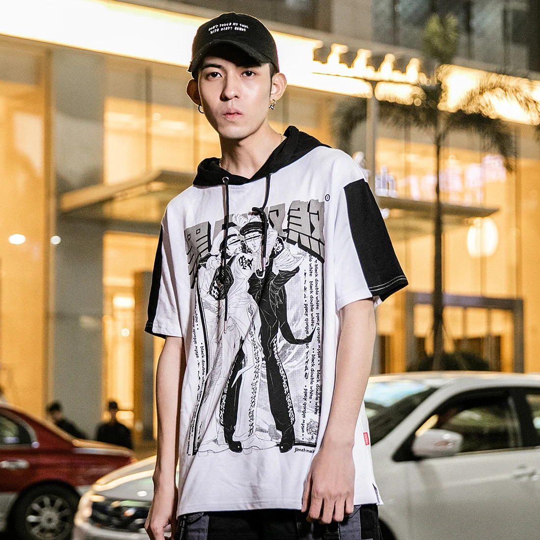 Aelfric Eden хип хоп японские Мультяшные персонажи принт футболки Harajuku повседневные с