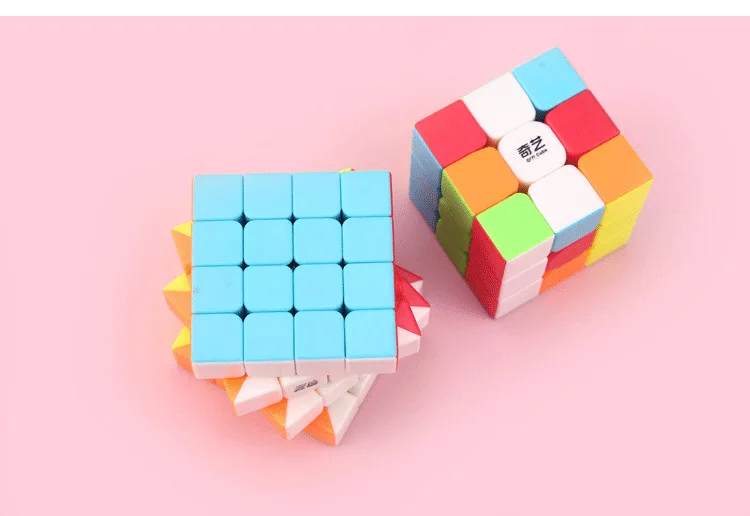 QIYI QIYUAN S 2x2x2 4*4*4 5*5*5 Stickerless волшебный куб скоростная головоломка 2x2 4x4 5x5 куб развивающий магический куб игрушки подарки