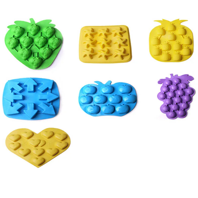Форма для льда сделай сам креативная форма Силиконовый поднос фруктов