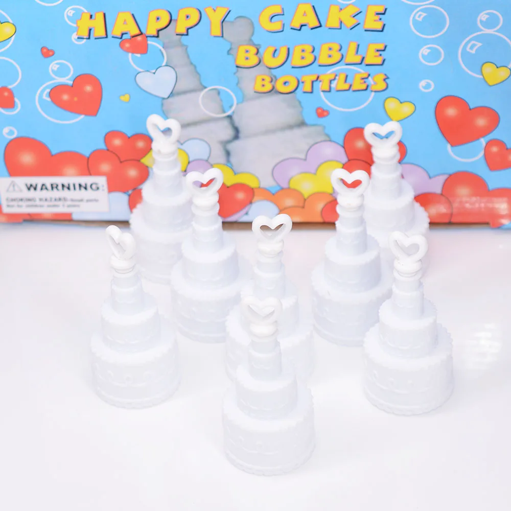 48 штук мини шампанские пузыри свадебные украшения любовь сердце торт бутылки с