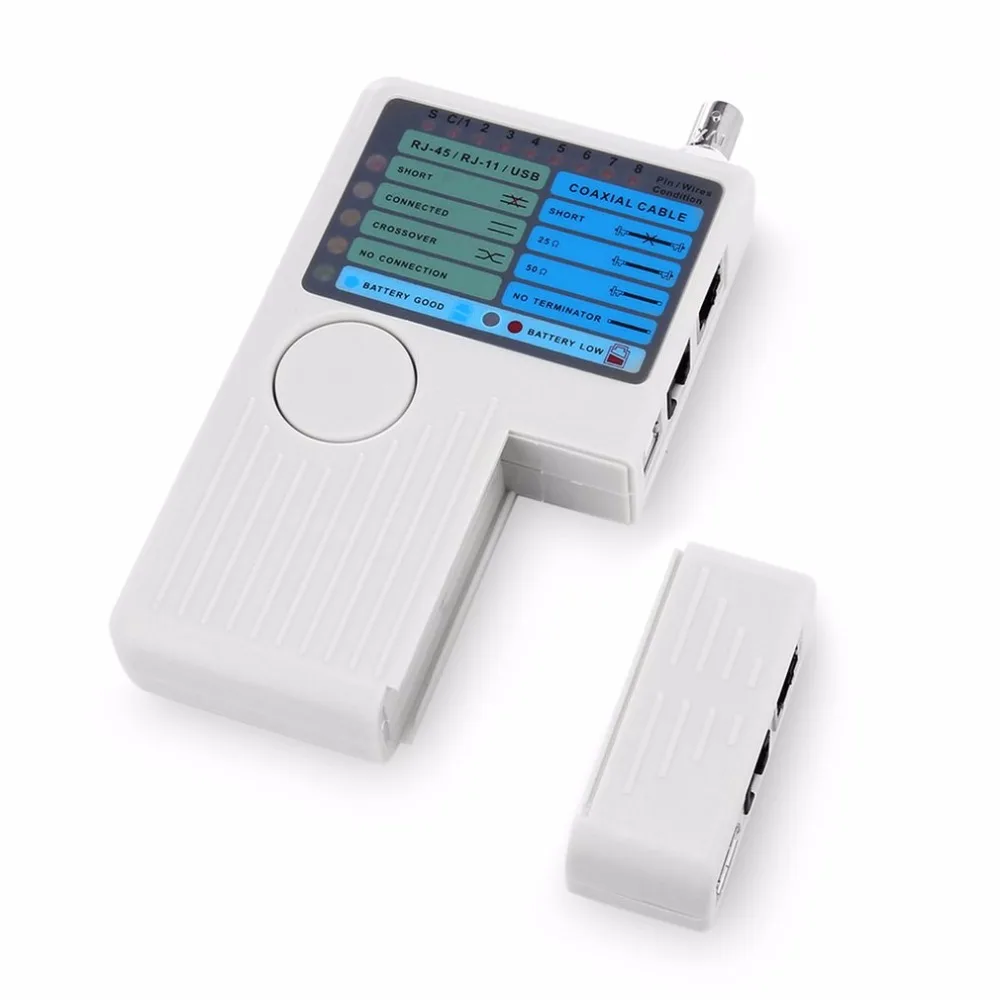 Multifunctional Remote 4 in 1 RJ11 RJ45 USB BNC LAN Network Cable Tester For UTP STP Cables Tracker Detector Tool | Компьютеры и офис