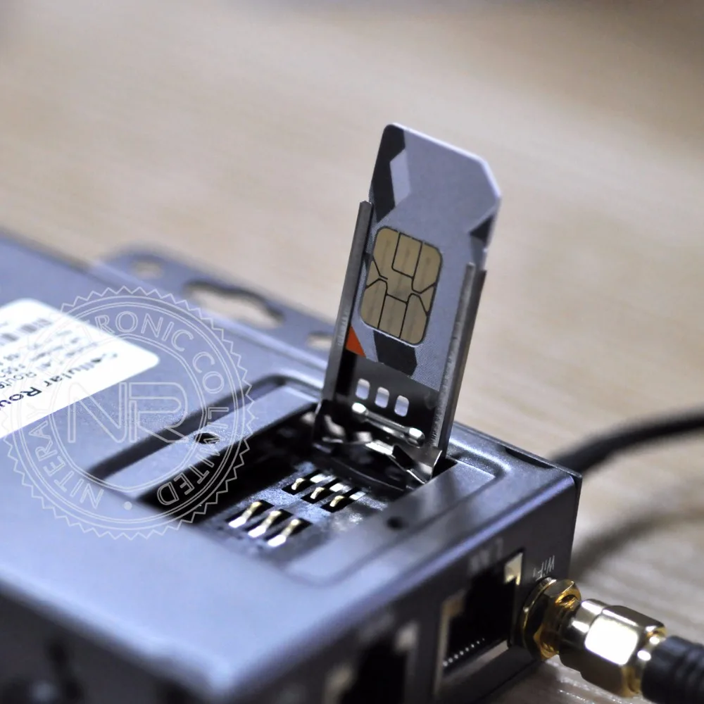 Беспроводной маршрутизатор Celluar 4G FDD LTE промышленный с одним слотом для sim карты и