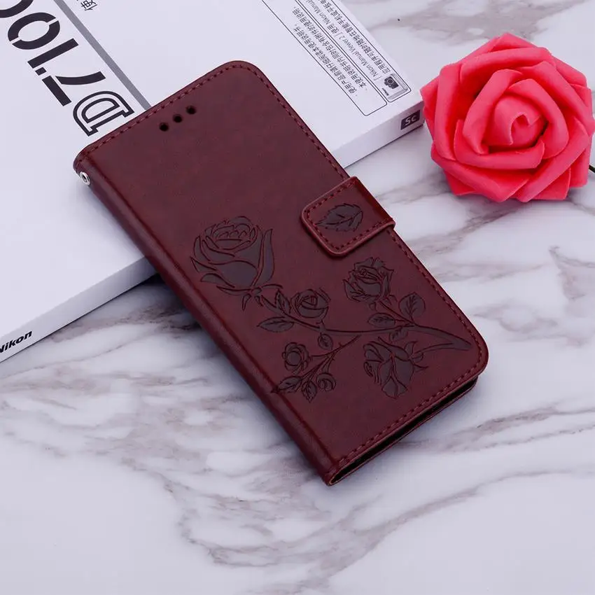 Brown 2 Huawei Y7 чехол huawei Y7 Prime чехол Роскошный кошелек чехол для телефона из искусственной кожи для huawei Y7 y-7 Y7Prime чехол с откидной крышкой - Цвет: Brown 2