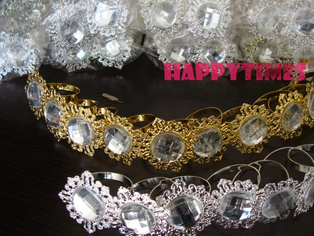 100 серебряное кольцо с прозрачным камнем для салфеток кристальным бриллиантом