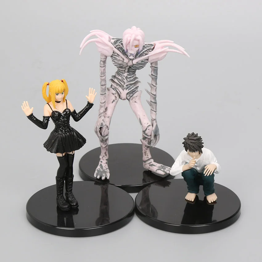 Коллекция 2021 Аниме 6 шт./компл. 24 см фигурки героев из ПВХ Death Note Ryuuku светильник