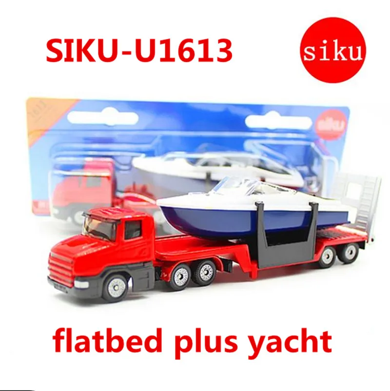 1:87 строительные автомобили из сплава высокая модель планшета плюс яхта SIKU U1613