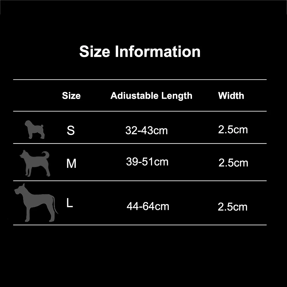 Waterproof LED Dog Collar Original Magnetic Charging Glowing Anti-Lost For Dogs Puppies Collars Leads Pet Product | Дом и сад