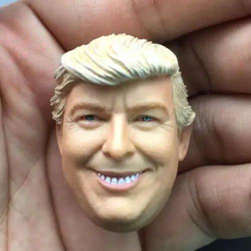 Изготовленная на заказ голова Дональда Трампа из 1/6 пота для 12-дюймовых