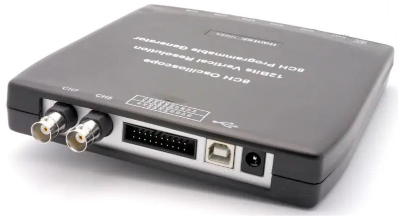 Для Hantek 1008A 8CH осциллограф для ПК/DAQ/8CH генератор 2. 4MSa/s 12 бит 10мв/div до 5В/div Входная