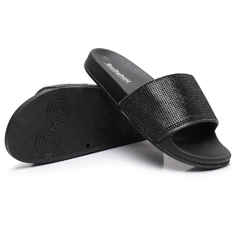 Шлепанцы женские на плоской подошве Повседневная пляжная обувь без застежки